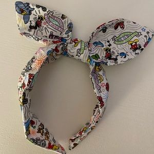 Disney Park Bow Headband (Dooney and Bourke Print)  - only worn once